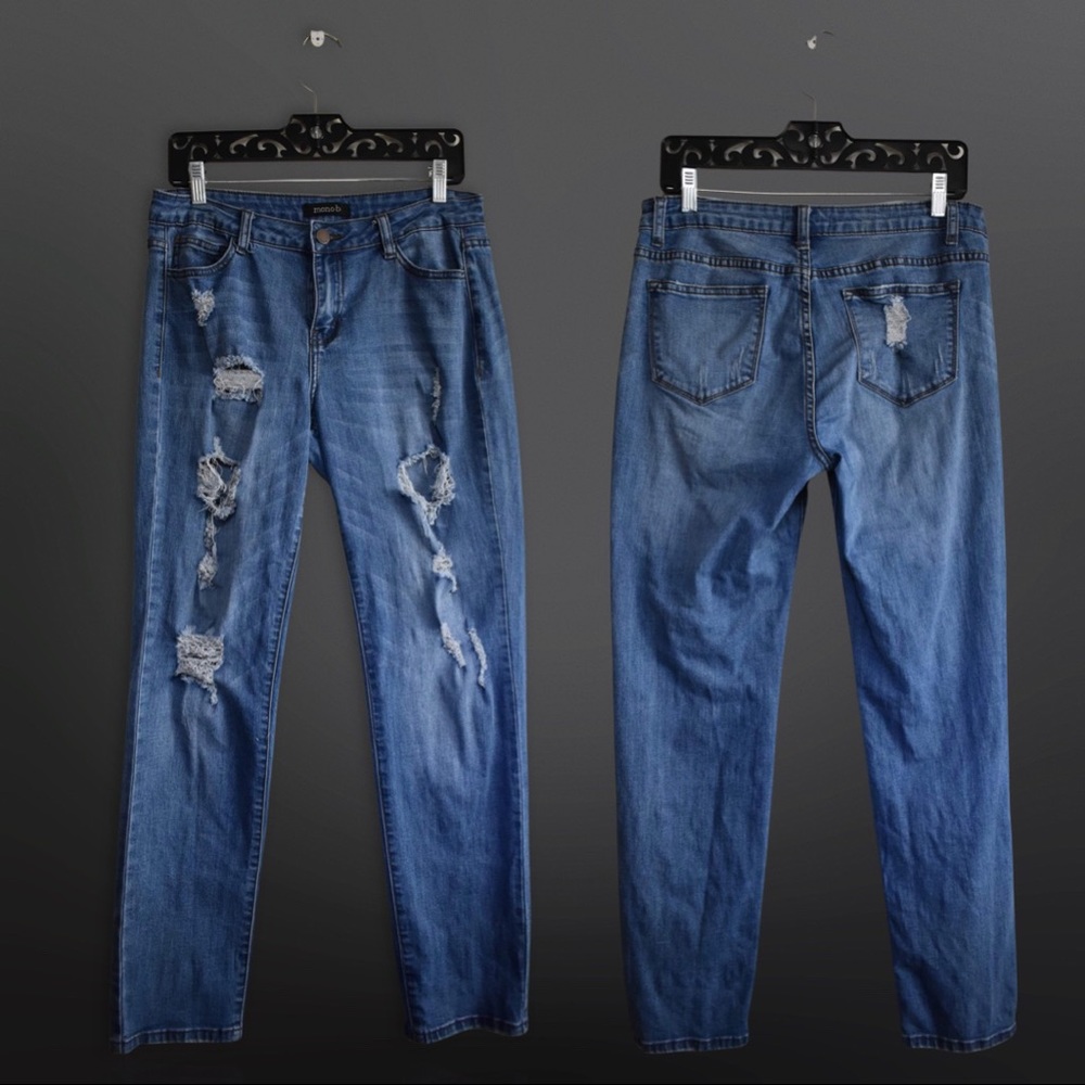 Mono B Distressed ripped Jeans!